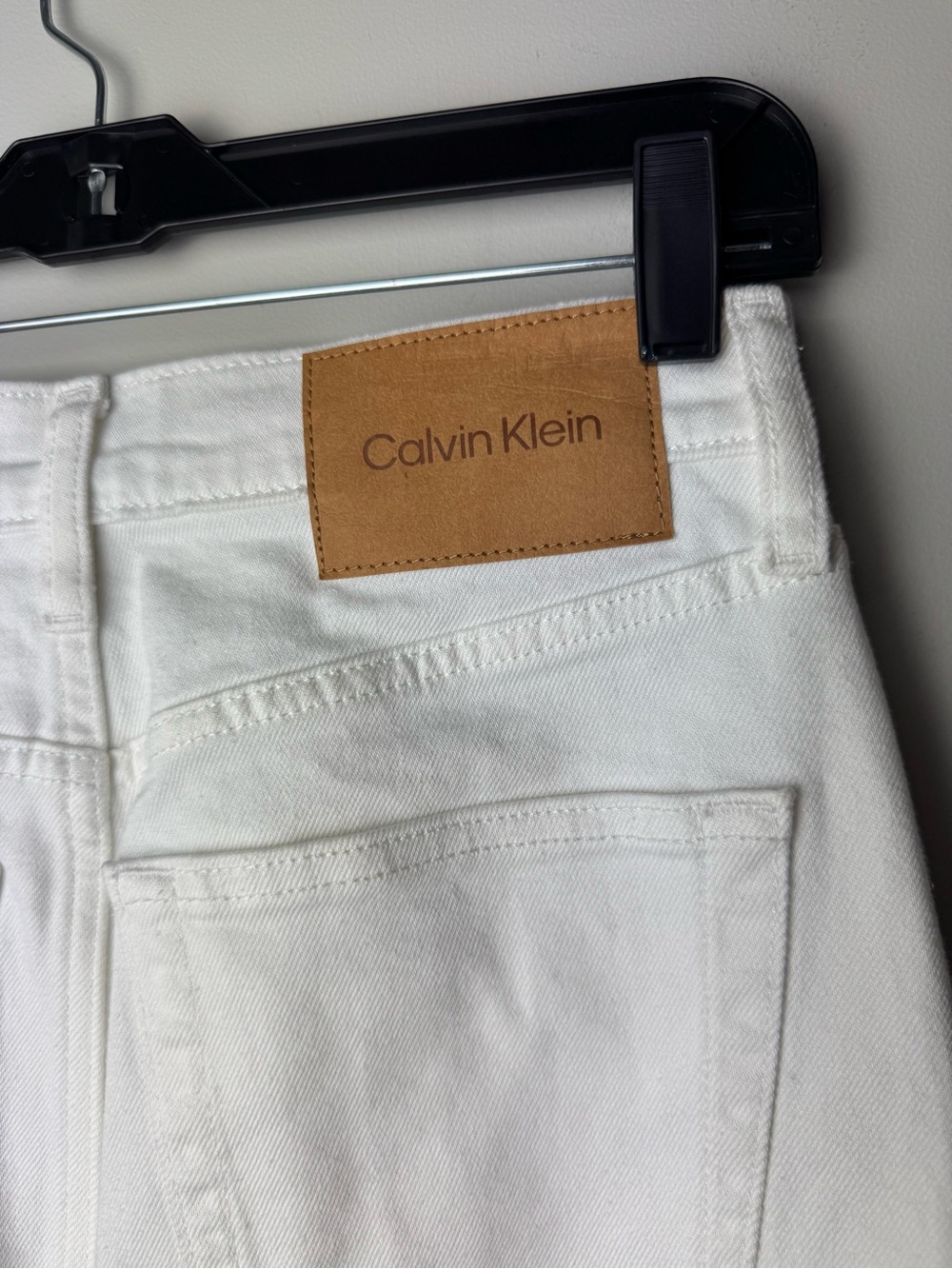 Calvin Klein White Denim Maxi Skirt - Picture 4 of 6